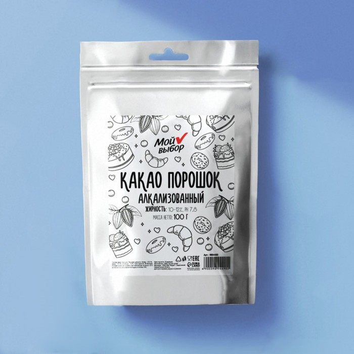 Какао Мой Выбор порошок алкализованный por10g9 gerkens cacao 100 г