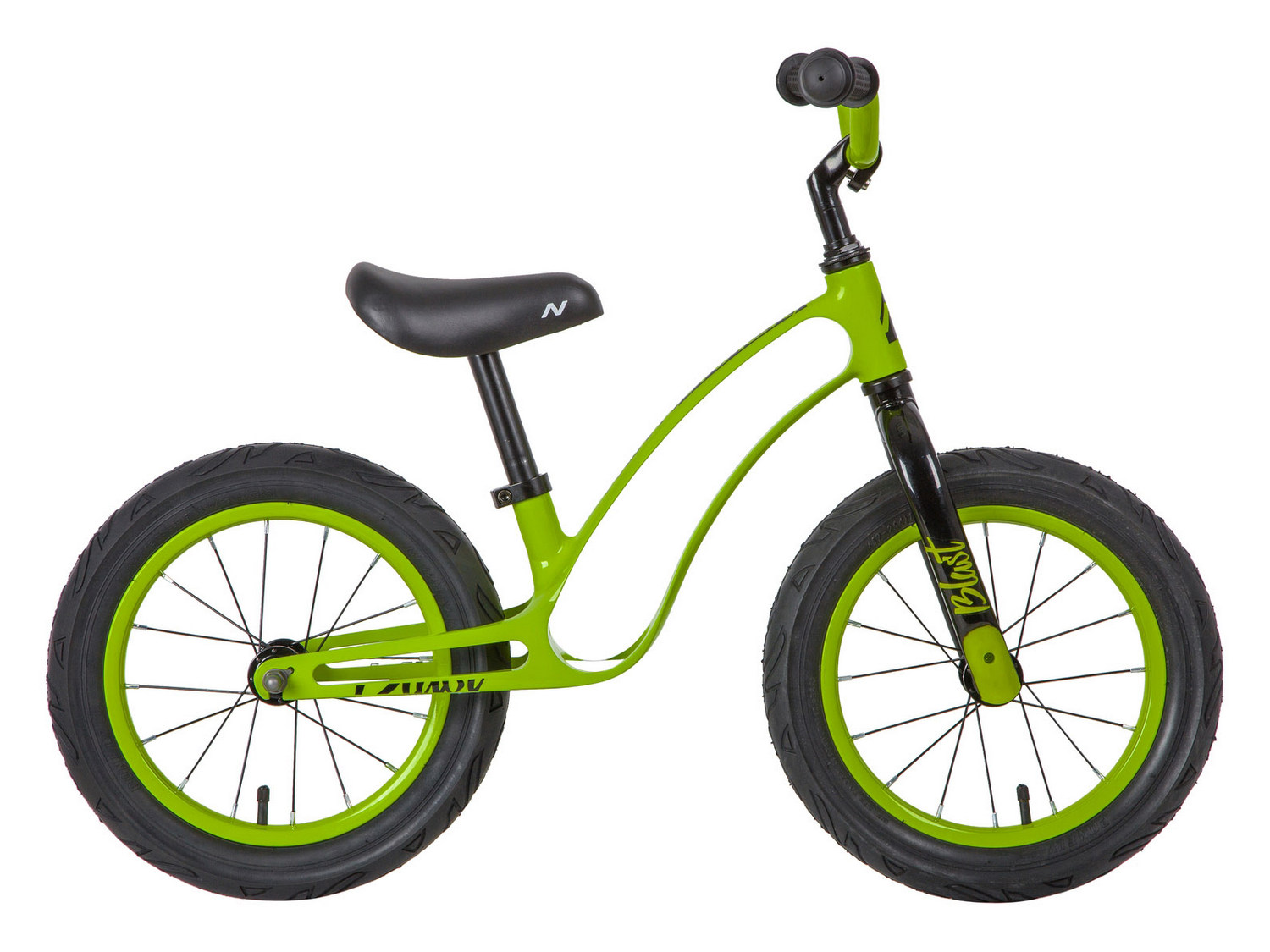 Велосипед Novatrack Blast 14, год 2020 зеленый