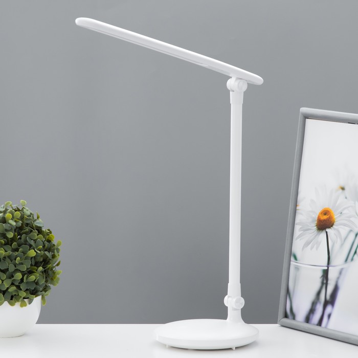 

Настольная лампа Risalux Джави LED 3.6Вт АКБ USB белый