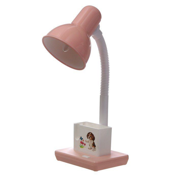 Настольная лампа Risalux Джуни Е27 40Вт розовый