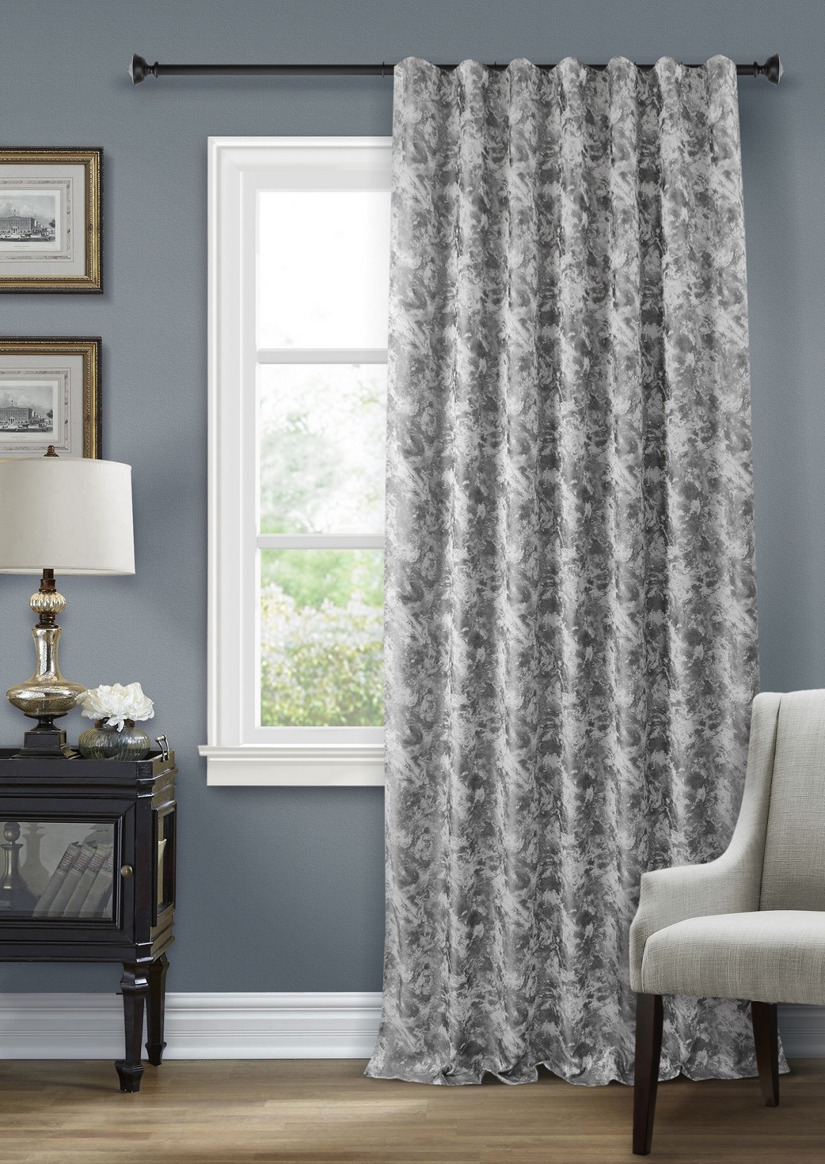 

Штора из жаккарда мрамор Amazonteхtile Home 200x280см, Мрамор