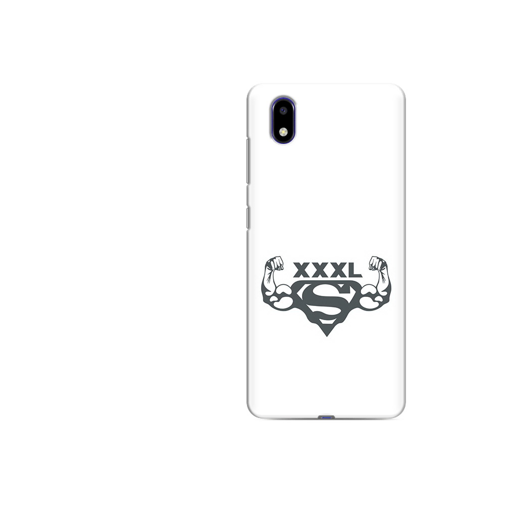 Чехол MyPads Tocco для ZTE Blade A31 Lite бодибилдинг супермен (PT162823.461.237)