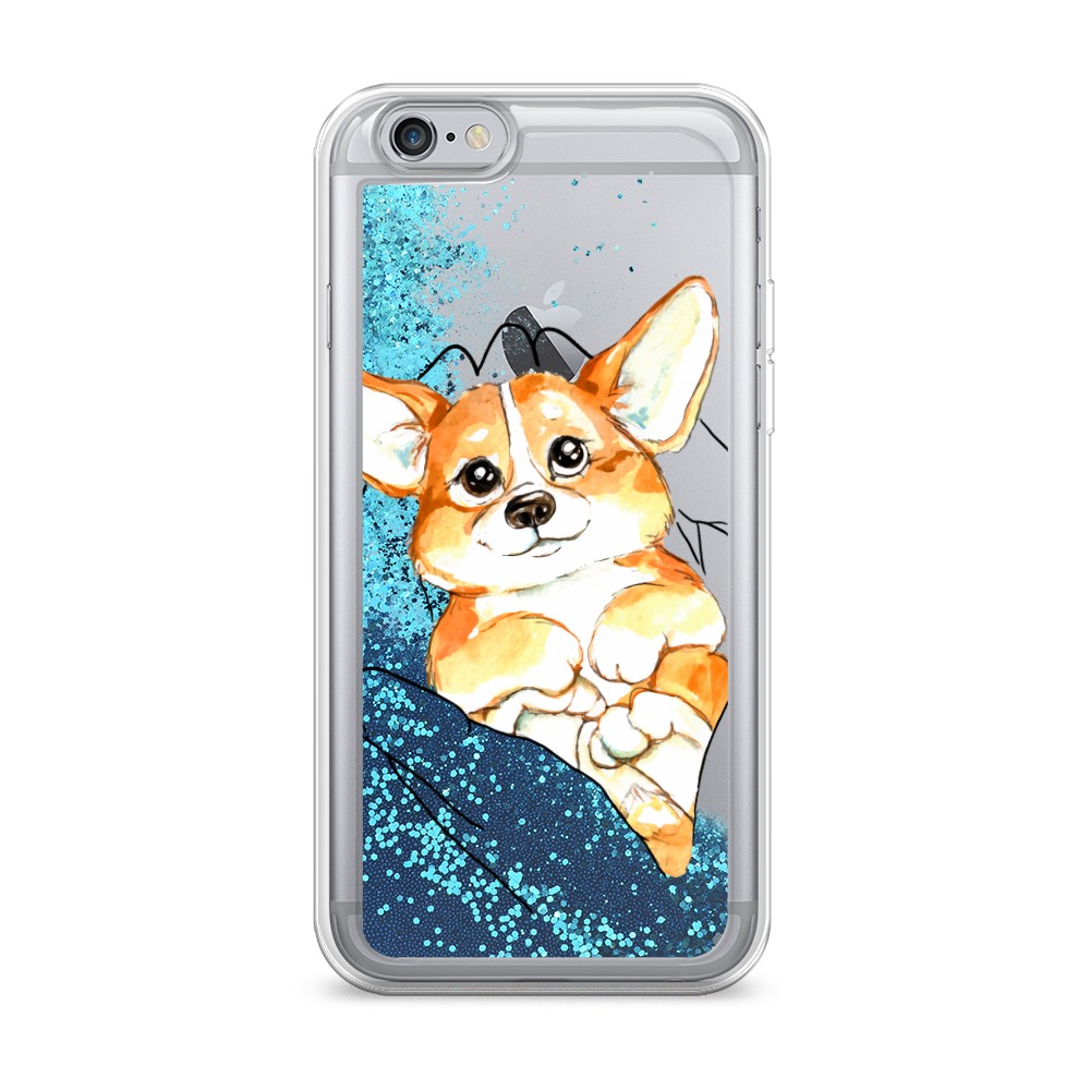 

Чехол Awog на Apple iPhone 6S / Айфон 6S "Корги в ладошках", Разноцветный, 0104S93-1