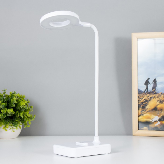

Настольная лампа Risalux сенсорная Лоди LED 4Вт USB АКБ белый