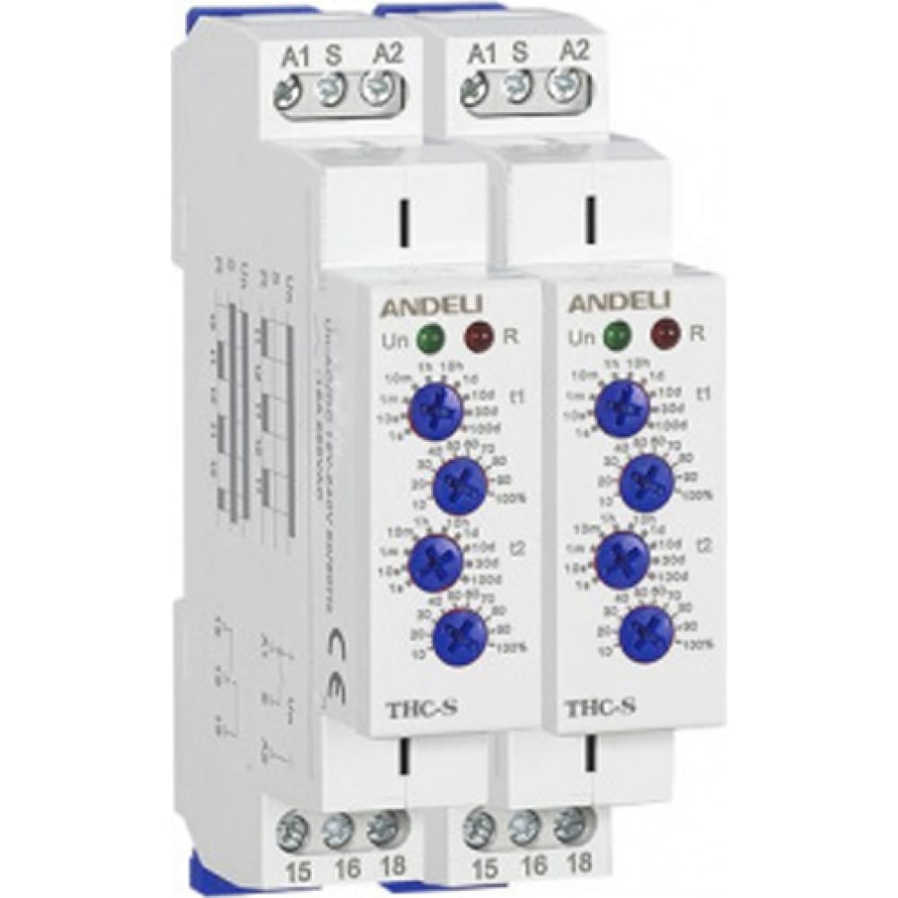 

Реле времени ANDELI THC-2T AC230 ADL09-105