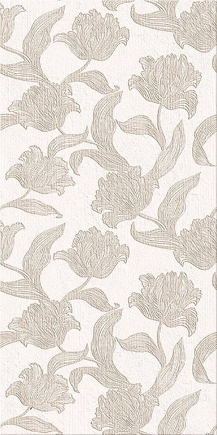 фото Плитка azori mallorca 505181101 beige floris 63x31.5 1.38915 м2