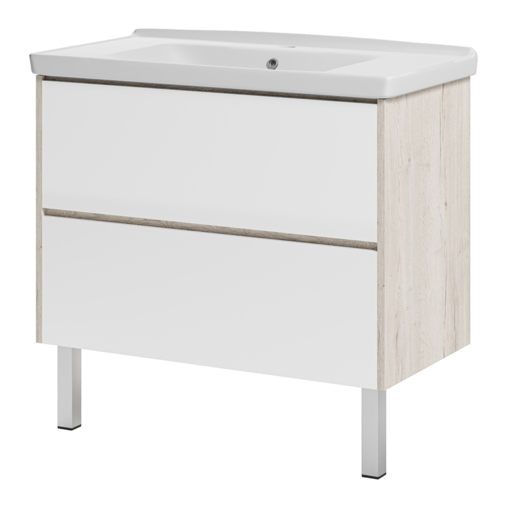 

Тумба без раковины Misty МДФ 65х90х45,белый