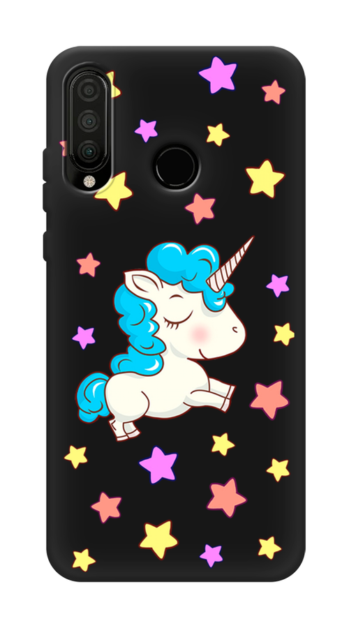 

Чехол Awog на Honor 20 Lite 2020 "Звездный единорог", Белый;голубой;розовый, 611252-1