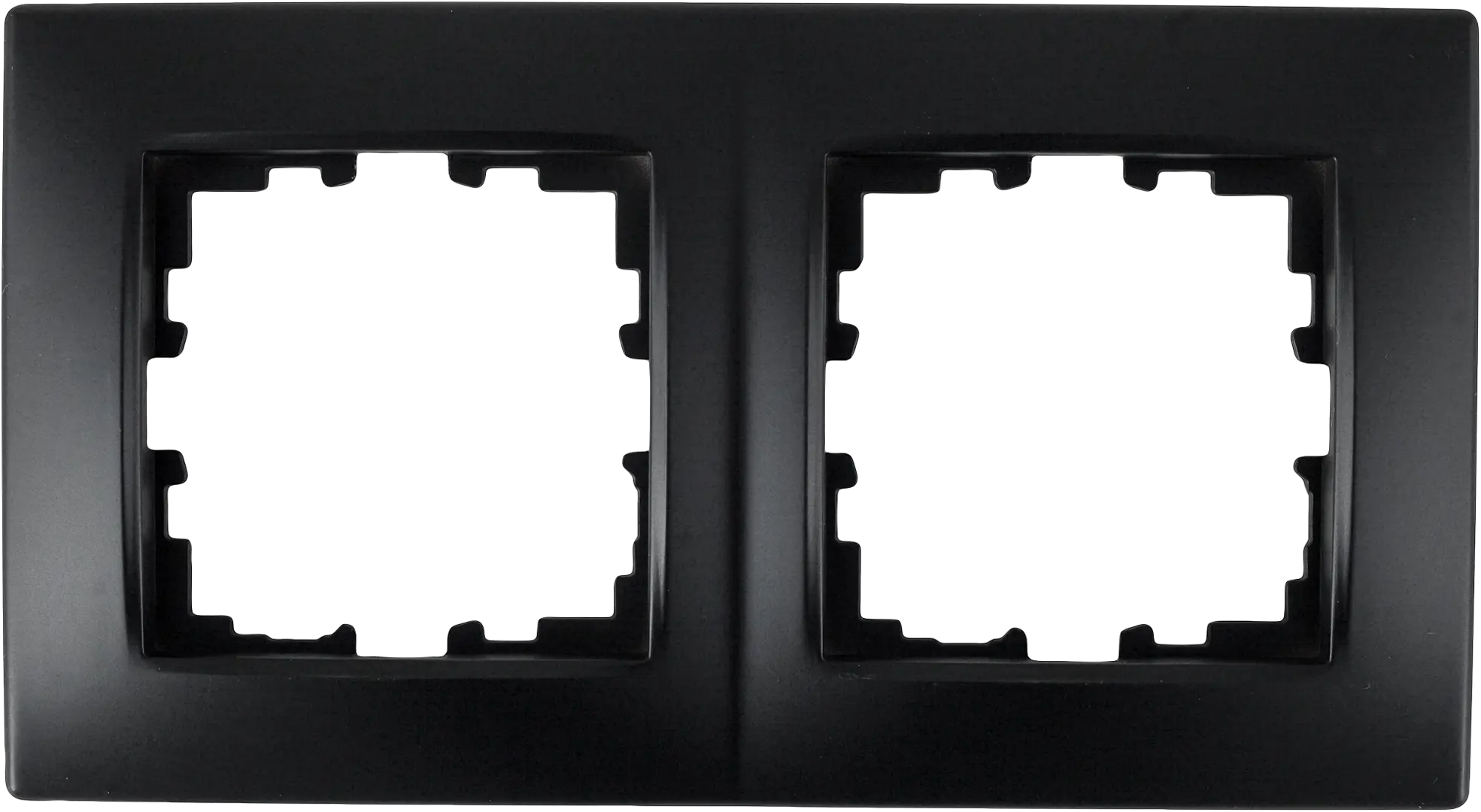 Рамка для розеток и выключателей Lexman Виктория сферическая 2 поста цвет чёрный бархат рамка на 5 постов эра 12 5005 06 12 чёрный б0014786