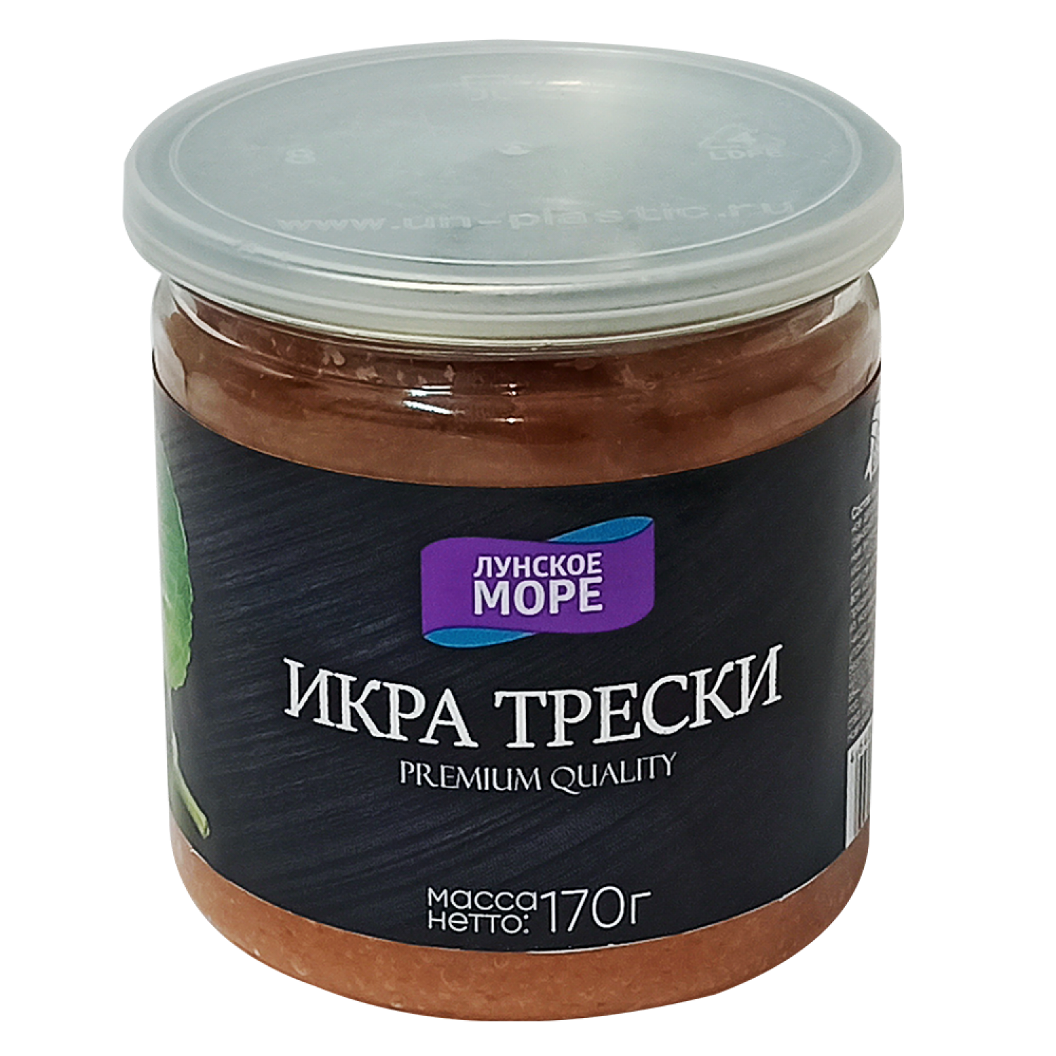 Икра трески Лунское море Premium Quality 170 г