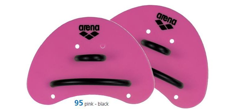 фото Лопатки для плавания arena elite finger paddle р.s (розовый) 95251/95
