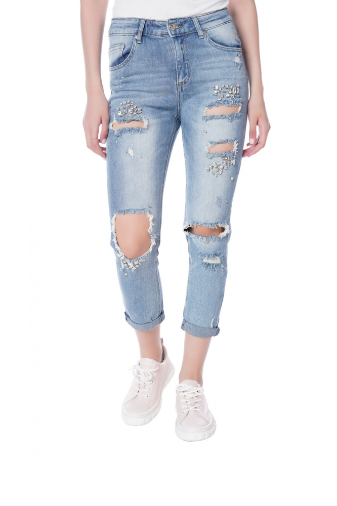 

Джинсы женские JOLEEN J016TL голубые S, J016TL