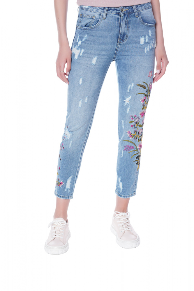 

Джинсы женские JOLEEN J017TL голубые M, J017TL