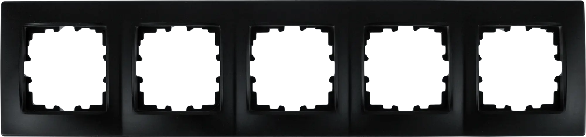 рамка inspire lila 15х20 см чёрный Рамка для розеток и выключателей Lexman Виктория сферическая 5 постов цвет чёрный бархат