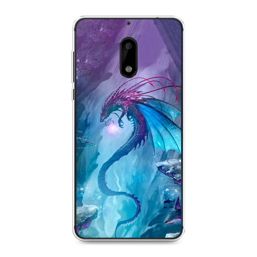 

Чехол Awog на Nokia 6 / Нокиа 6 "Водный дракон", Голубой;фиолетовый;синий, 120350-2