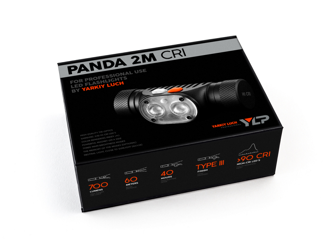 

Налобный фонарь ЯРКИЙ ЛУЧ PANDA 2M-CRI 2xSamsung 90CRI, Оранжевый, 16171533