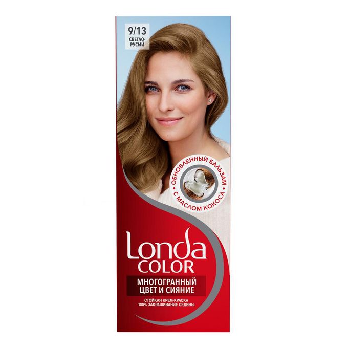Краска для волос Лонда колор Многогранный цвет и сияние 913 светло-русый краска тинта лифт энд колор 444 медный
