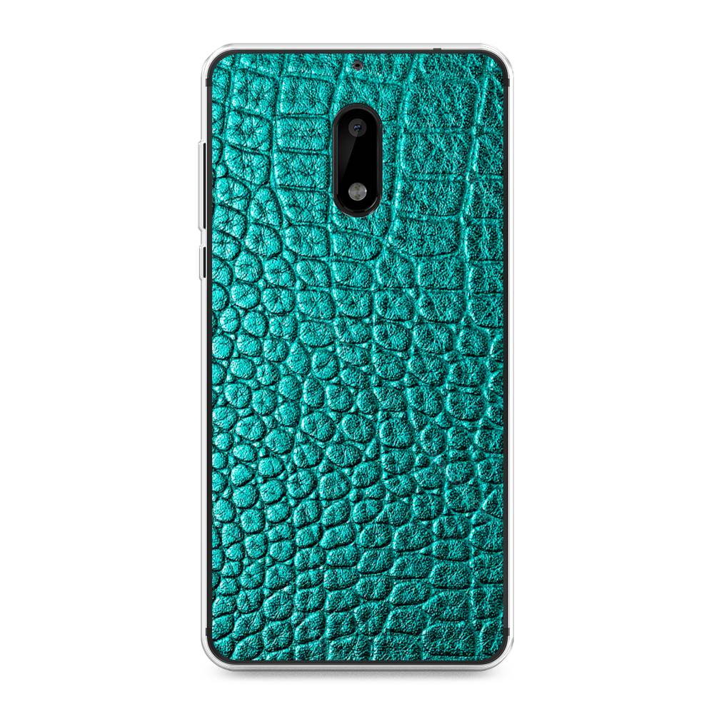 

Чехол Awog на Nokia 6 / Нокиа 6 "Бирюзовая змея", 120350-3