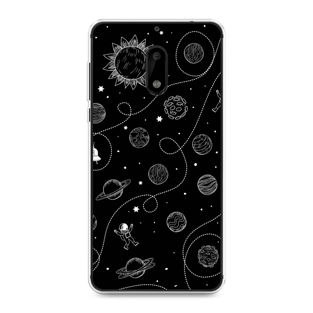 

Чехол Awog на Nokia 6 / Нокиа 6 "В невесомости", Бежевый, 120350-4