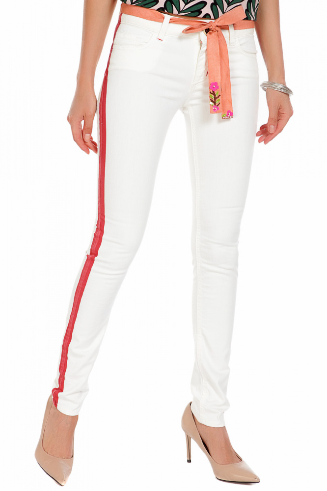 

Брюки женские Twin-Set Jeans J2S51N белые 25, J2S51N