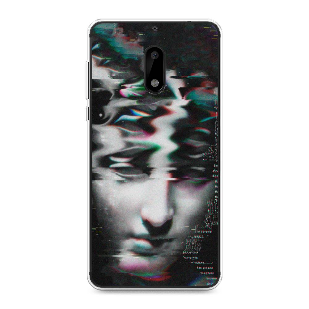 

Чехол Awog на Nokia 6 / Нокиа 6 "Glitch Art", Серый, 120350-9