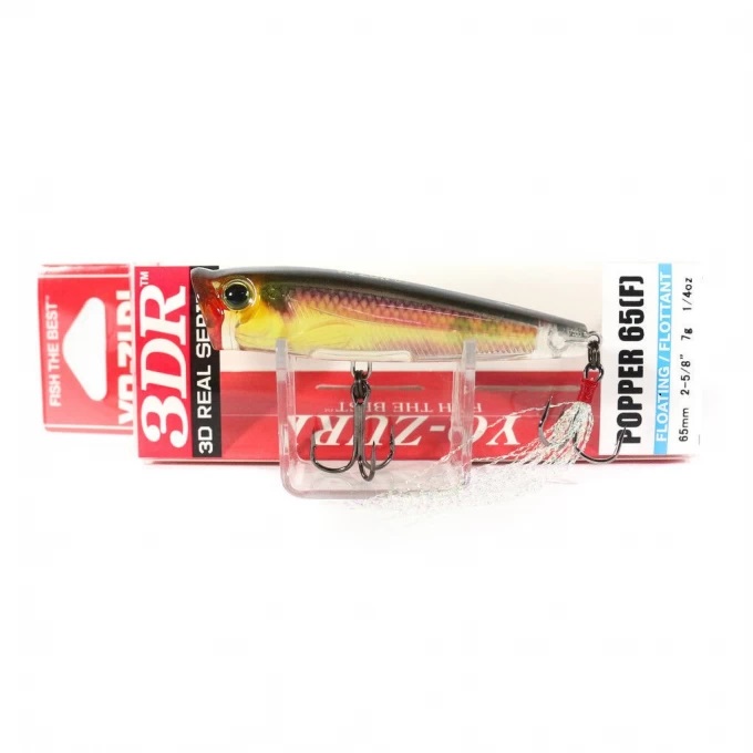 

Воблер R1304 RGSN Yo Zuri 3DR POPPER 65F, Разноцветный, Приманки