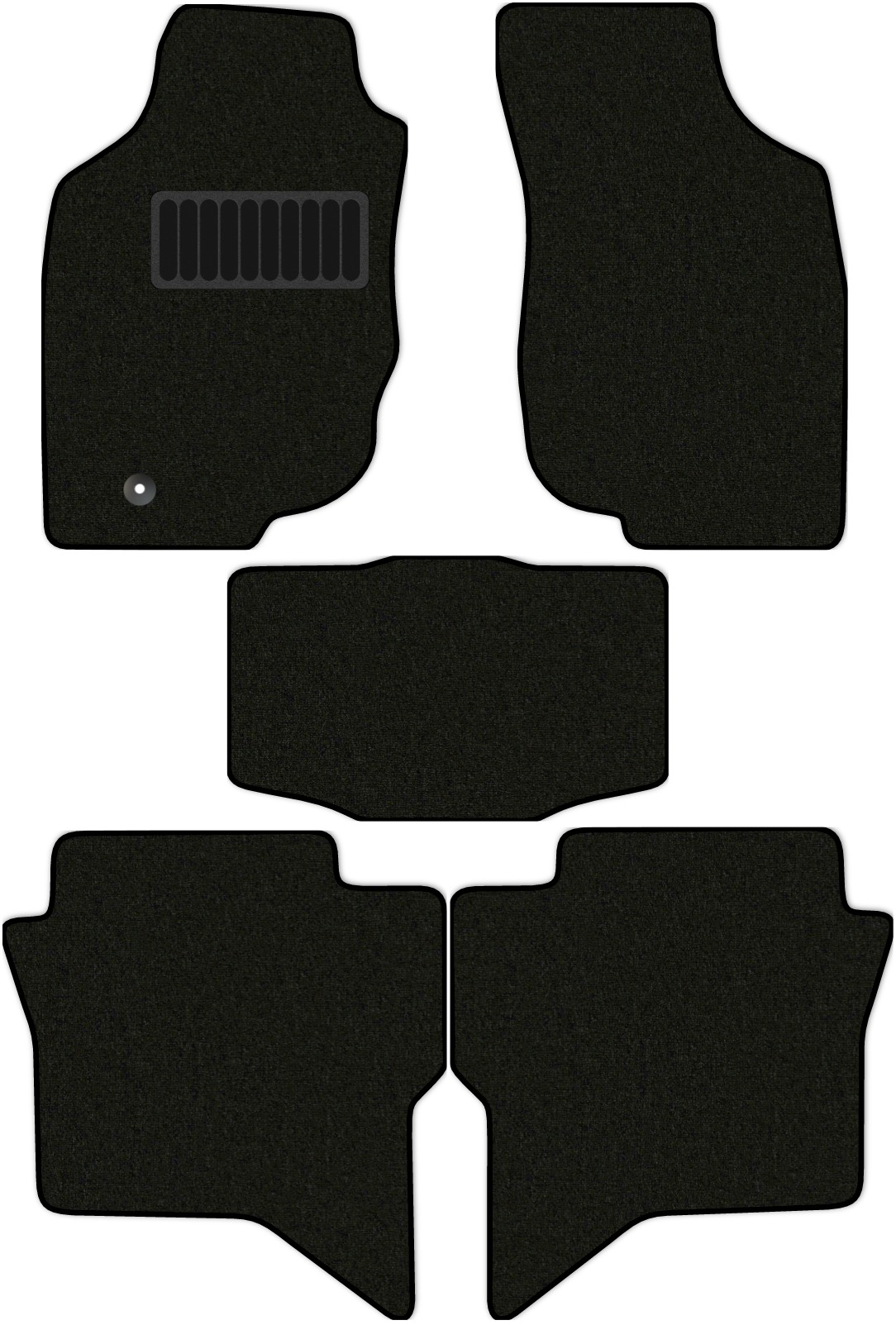 фото Коврики текстильные allmone классик для toyota hilux pick up vii an10/an20 2008 - 2011