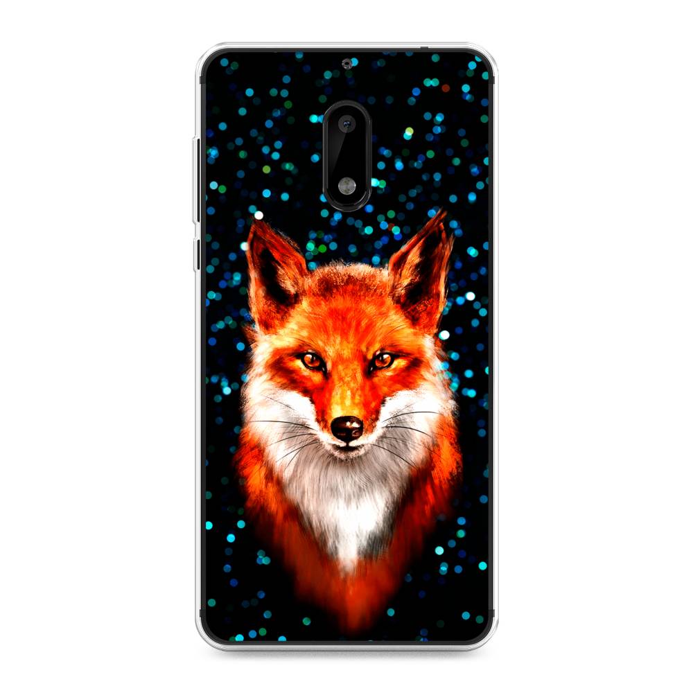 

Чехол Awog на Nokia 6 / Нокиа 6 "Волшебная лиса", Оранжевый;черный;белый, 120350-1