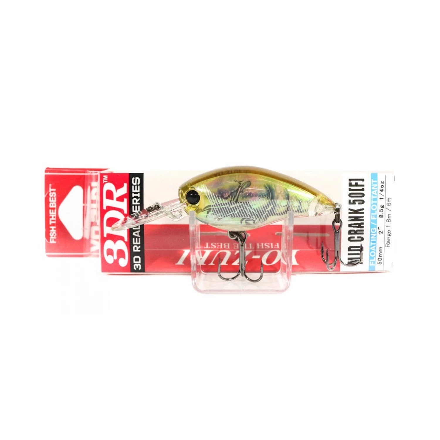 

Воблер R1317 RGCF Yo Zuri 3DR MID CRANK 50F, Разноцветный, Приманки