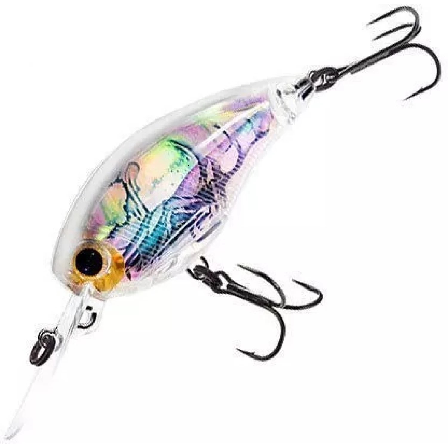 

Воблер R1317 RWCF Yo Zuri 3DR MID CRANK 50F, Разноцветный, Приманки
