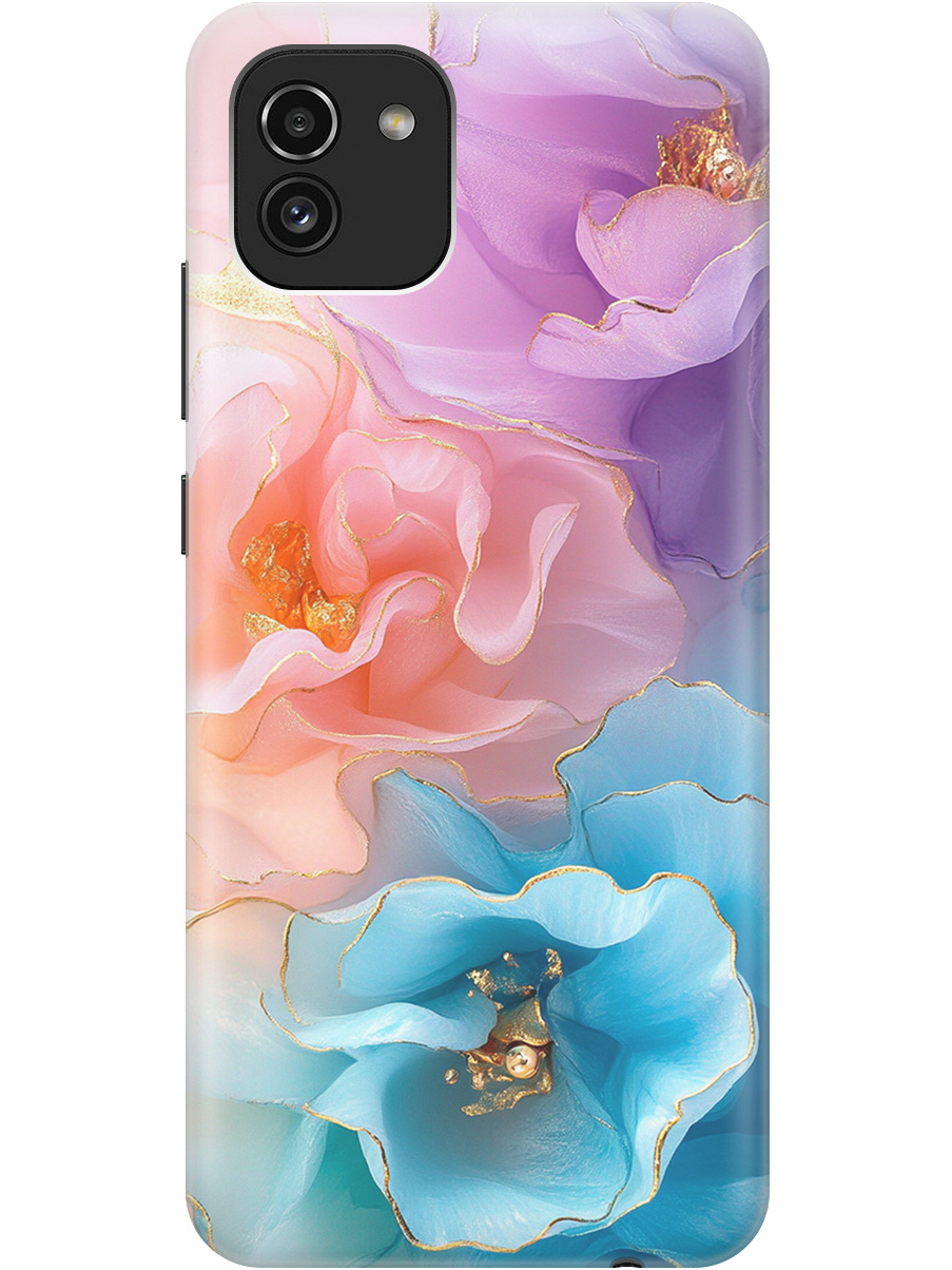 

Силиконовый чехол на Samsung Galaxy A03 с принтом "Изумительные цветы", Прозрачный;фиолетовый;голубой;оранжевый;розовый, 735001323