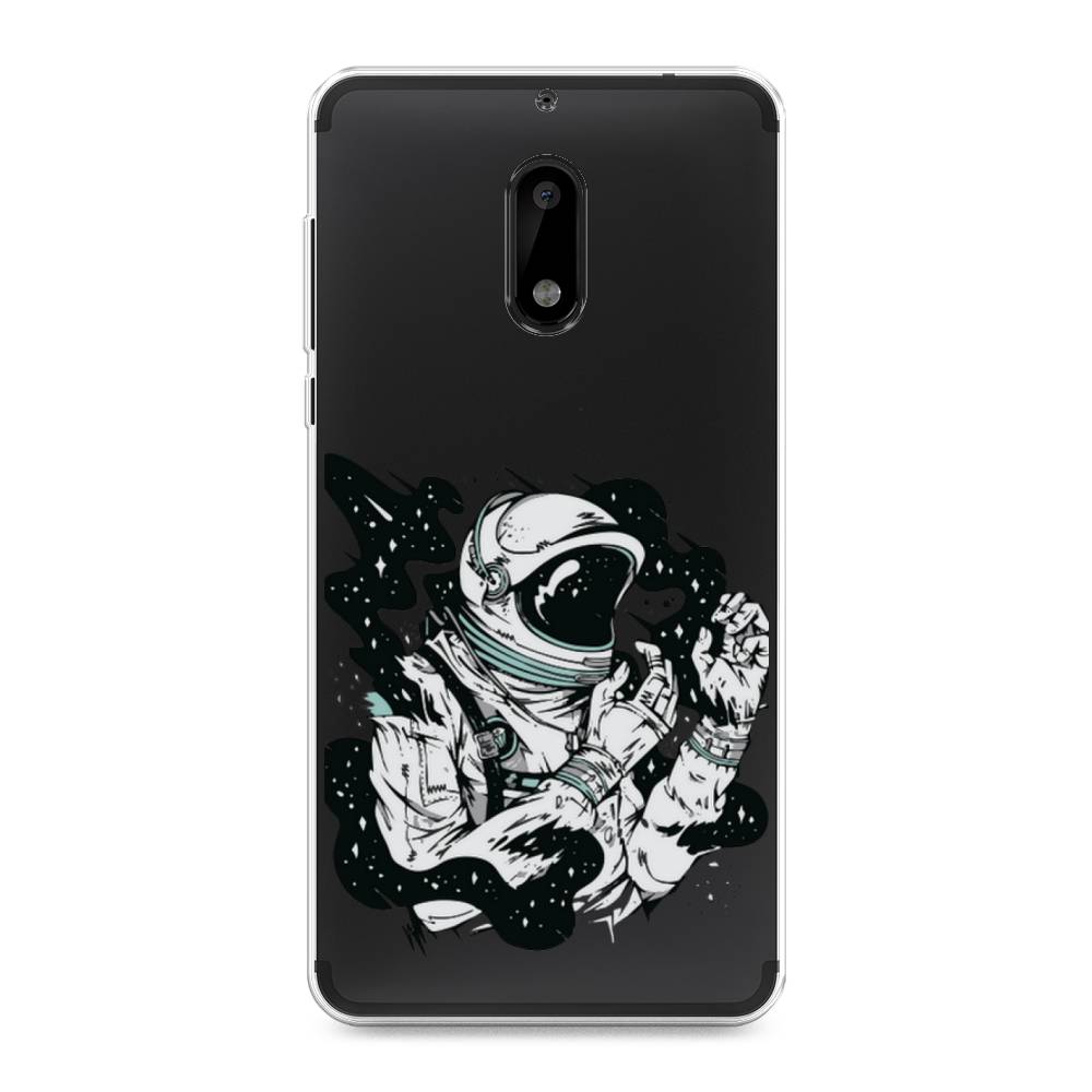 

Чехол Awog на Nokia 6 / Нокиа 6 "Космонавт арт", Черный;белый;прозрачный, 120350-7