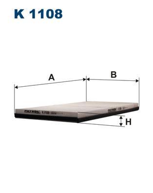 

FILTRON K1108 Фильтр салона 1шт