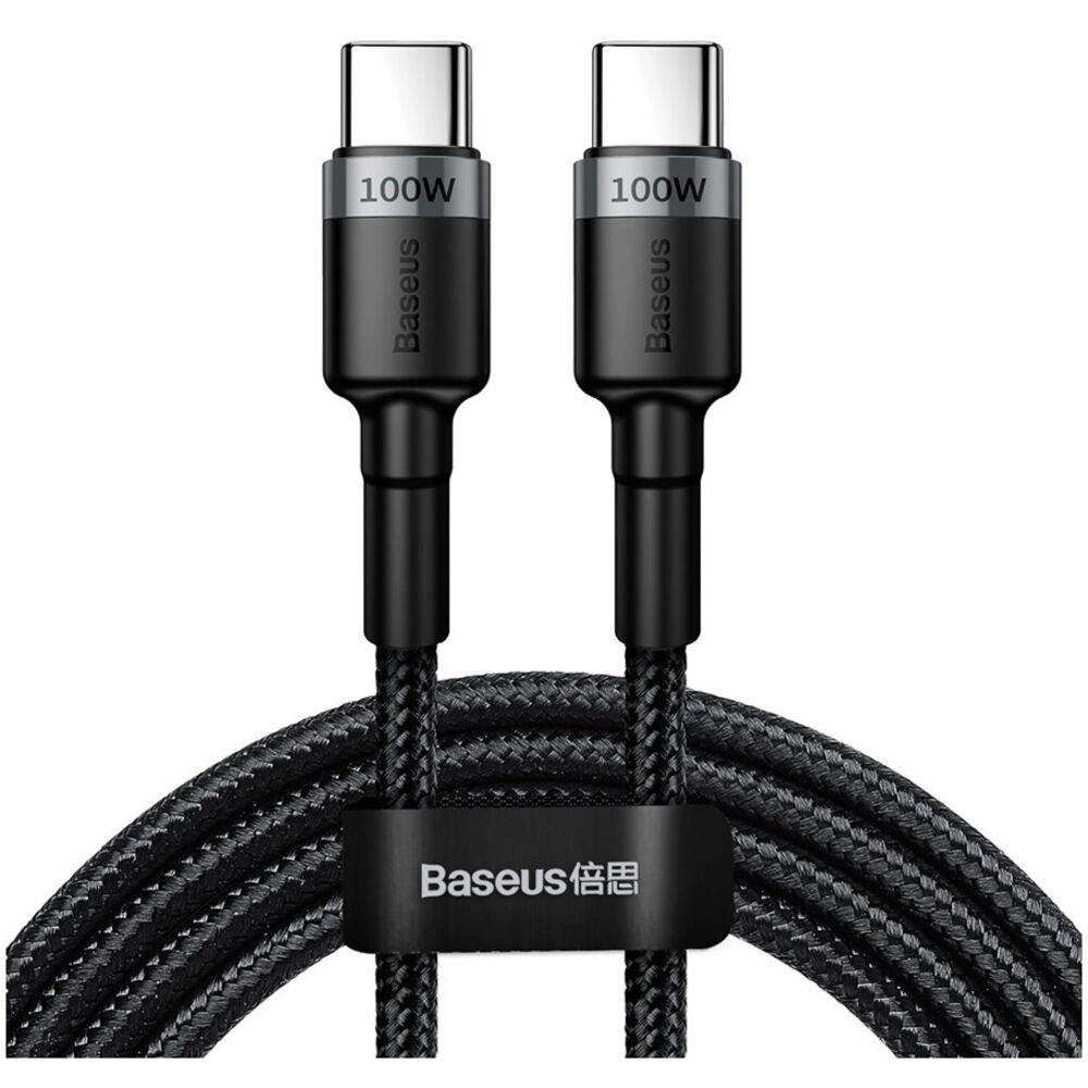 

Кабель USB Type-C-USB Type-C Baseus CATKLF-DLG1 1м черный, CATKLF-DLG1