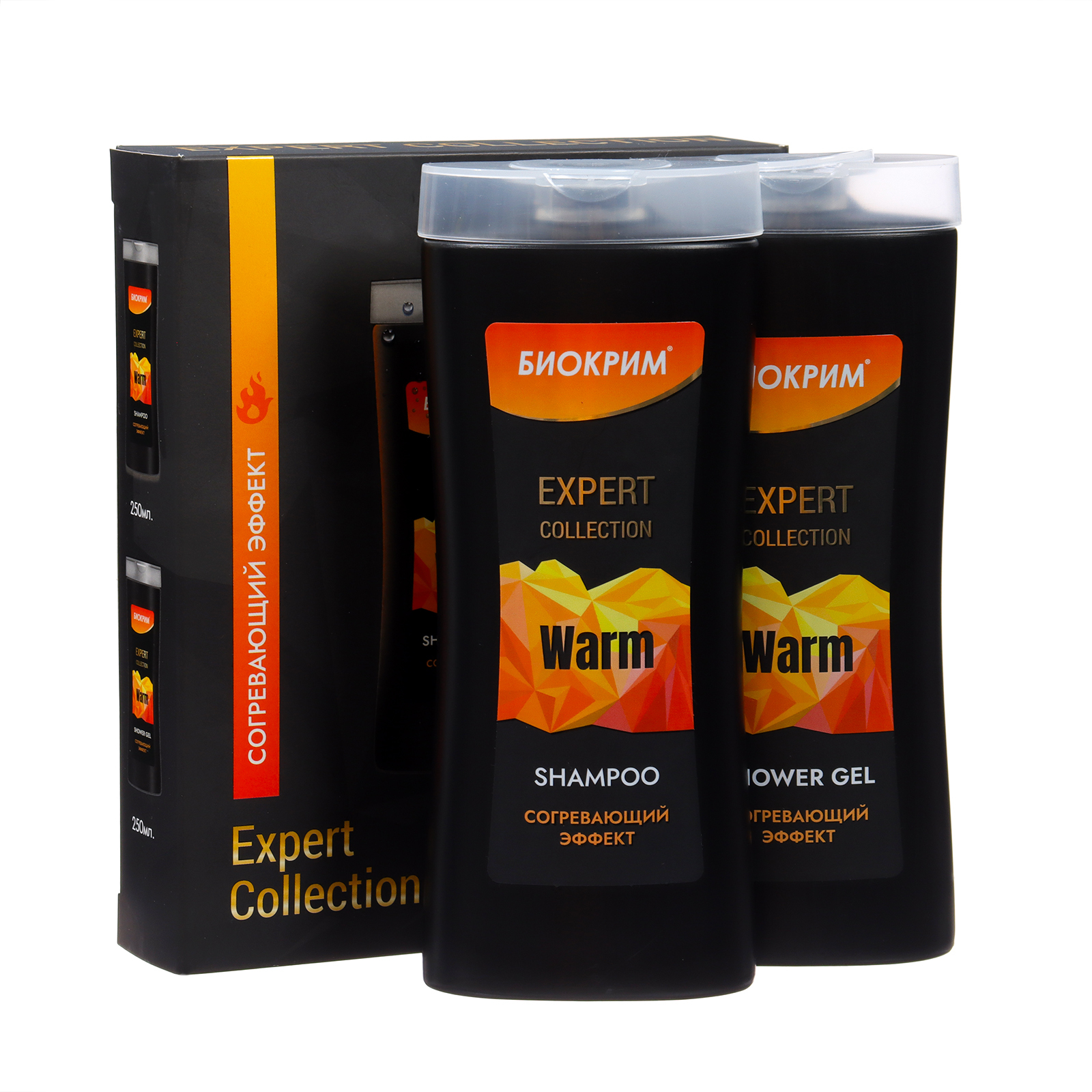 

Подарочный набор мужской Expert Collection Warm: шампунь,250мл+гель для душа,250мл