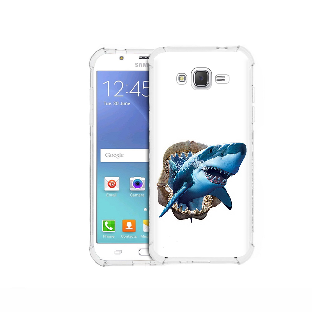 

Чехол MyPads Tocco для Samsung Galaxy J5 (2015) челюсти (PT15272.579.675), Прозрачный, Tocco