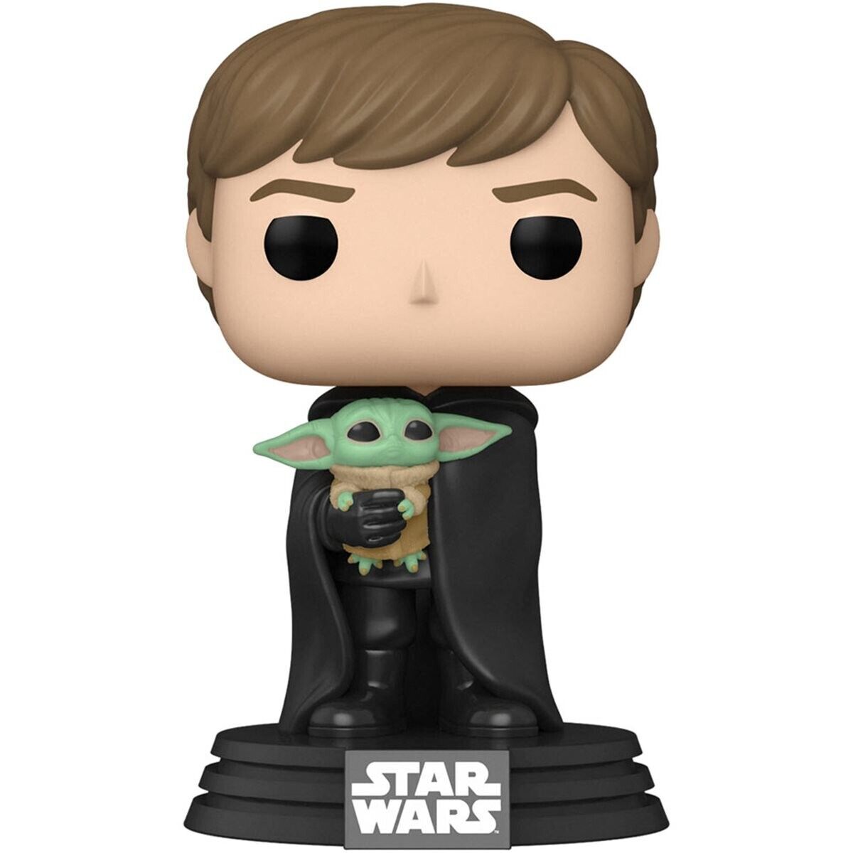 Фигурка Funko POP! Bobble: Star Wars Mandalorian: Luke Skywalker with Grogu