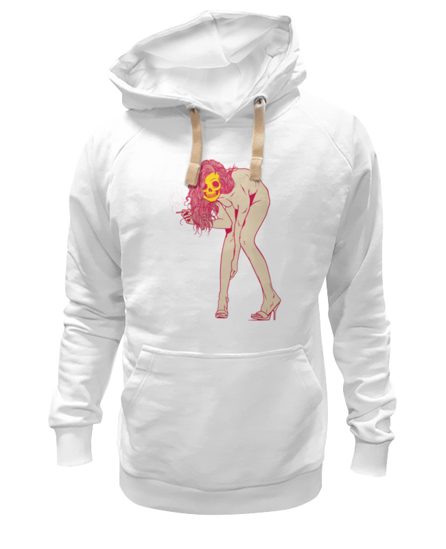 

Худи унисекс Printio Girl skull белое L, Белый, Girl skull