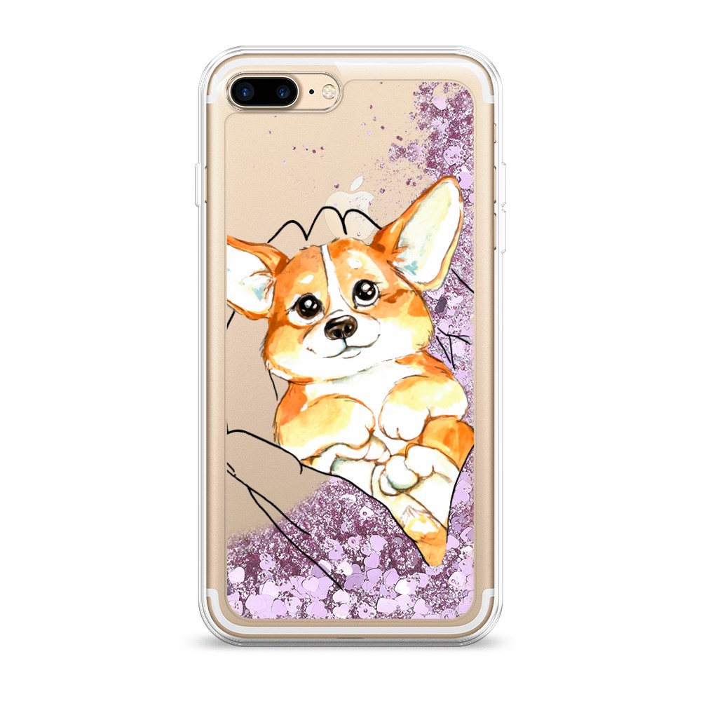 

Чехол Awog на Apple iPhone 8 Plus / Айфон 8 Plus "Корги в ладошках", 10994-1