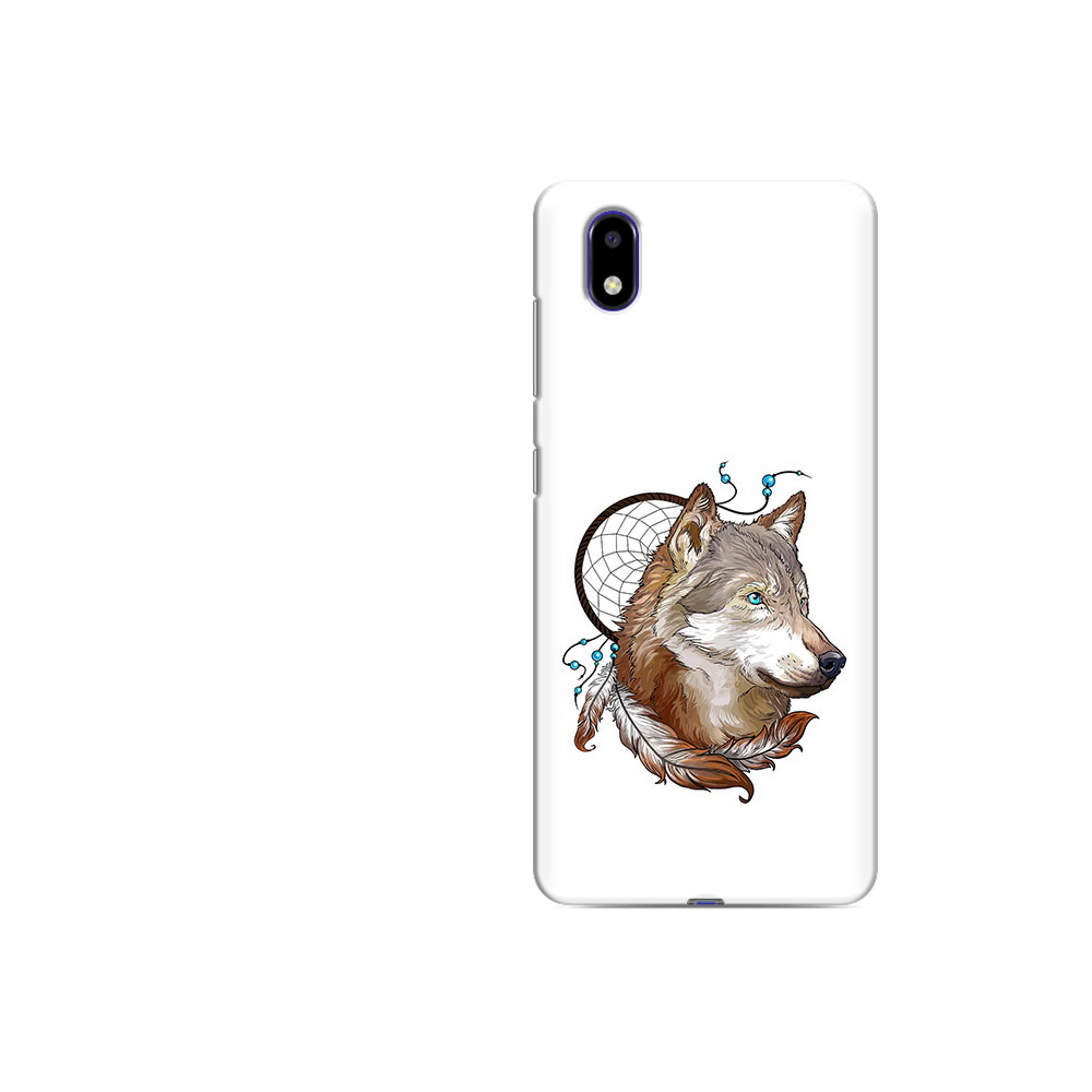 Чехол MyPads Tocco для ZTE Blade A31 Lite волк и ловец снов (PT162823.461.269)