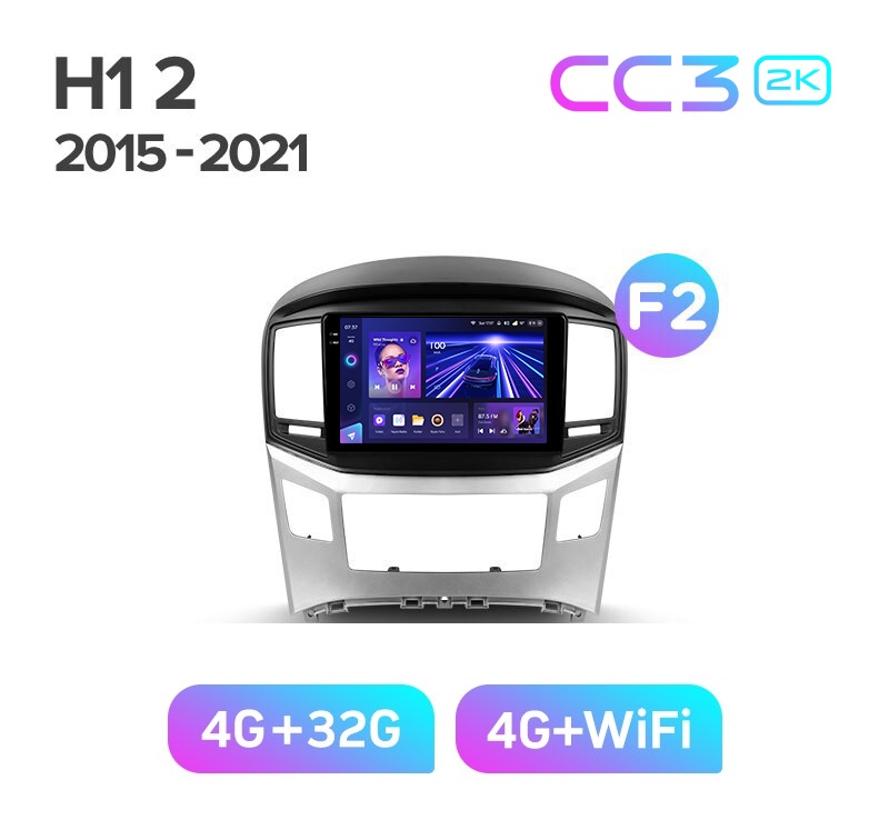 Магнитола TEYES HYUNDAI H1 2015г CC3 2K 432 ГБ 3489000₽