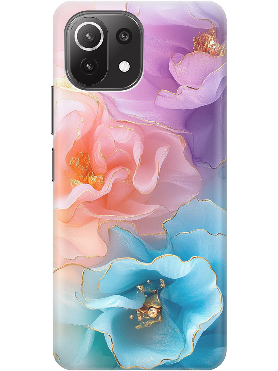 

Силиконовый чехол на Xiaomi Mi 11 Lite / 11 Lite 5G с принтом "Изумительные цветы", Прозрачный;фиолетовый;голубой;оранжевый;розовый, 725173323