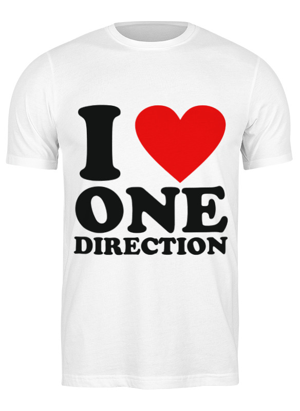 

Футболка мужская Printio One direction белая L, Белый, One direction