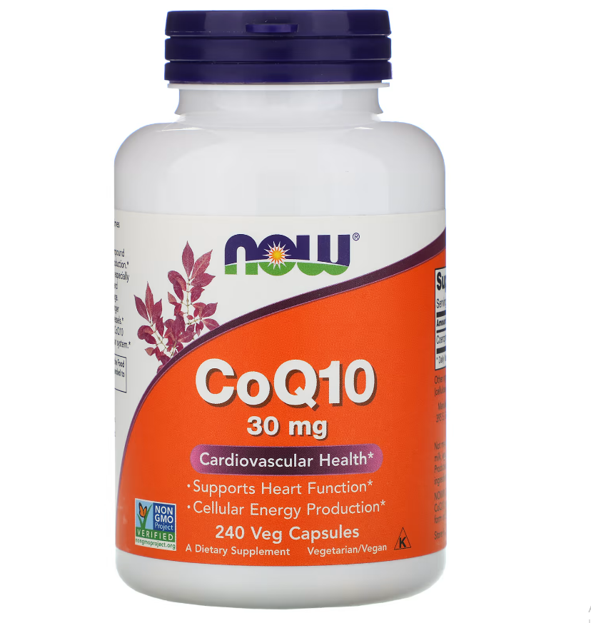 Кофермент Q10 NOW Q10 Coenzyme 30 мг - 240 капсул