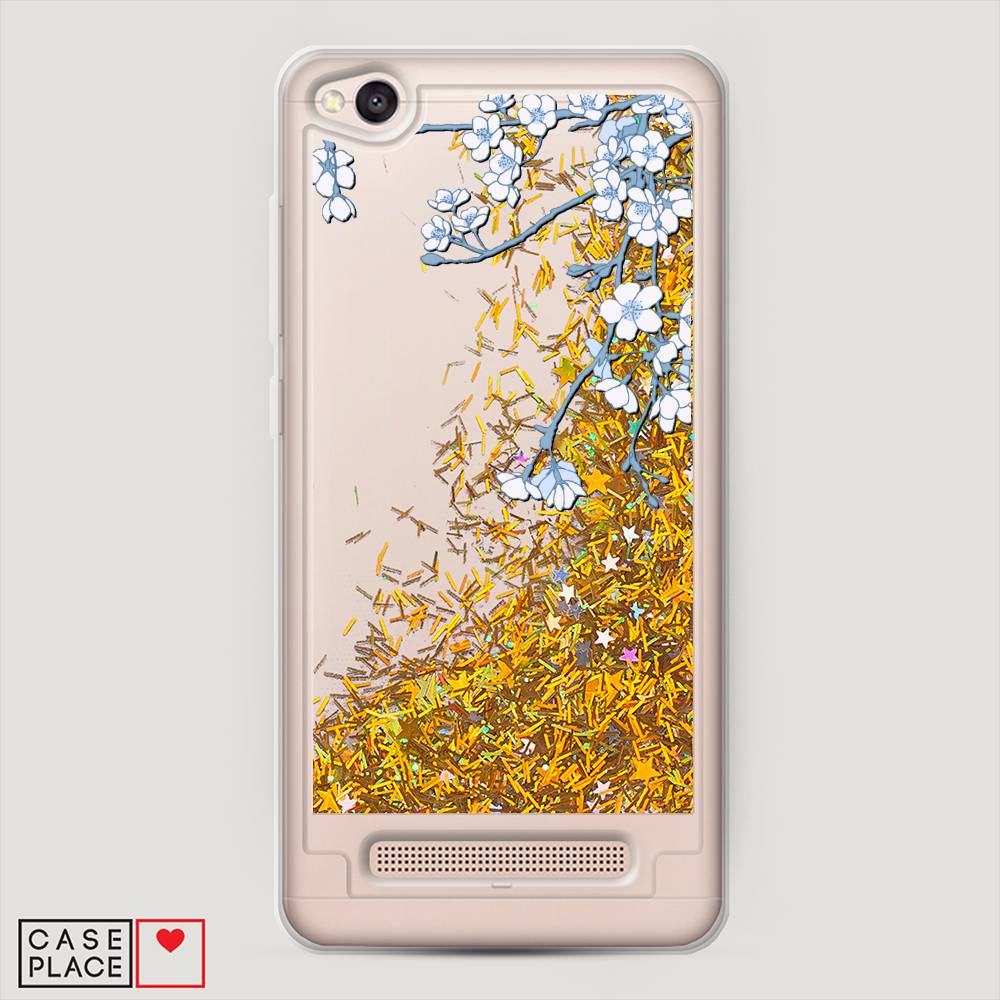 

Жидкий чехол с блестками "Цветочная фантазия 3" на Xiaomi Redmi 4A, 31390-1