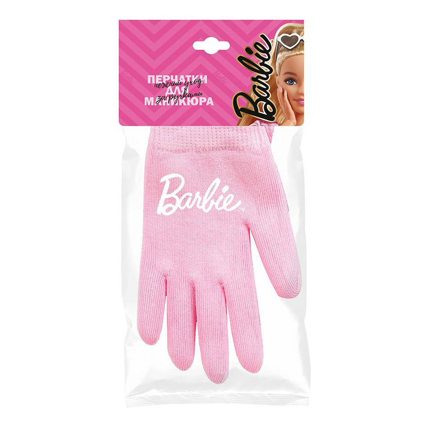 фото Перчатки для маникюра mattel barbie 150 г