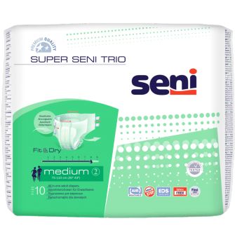 фото Подгузники для взрослых super seni trio medium 10 шт.