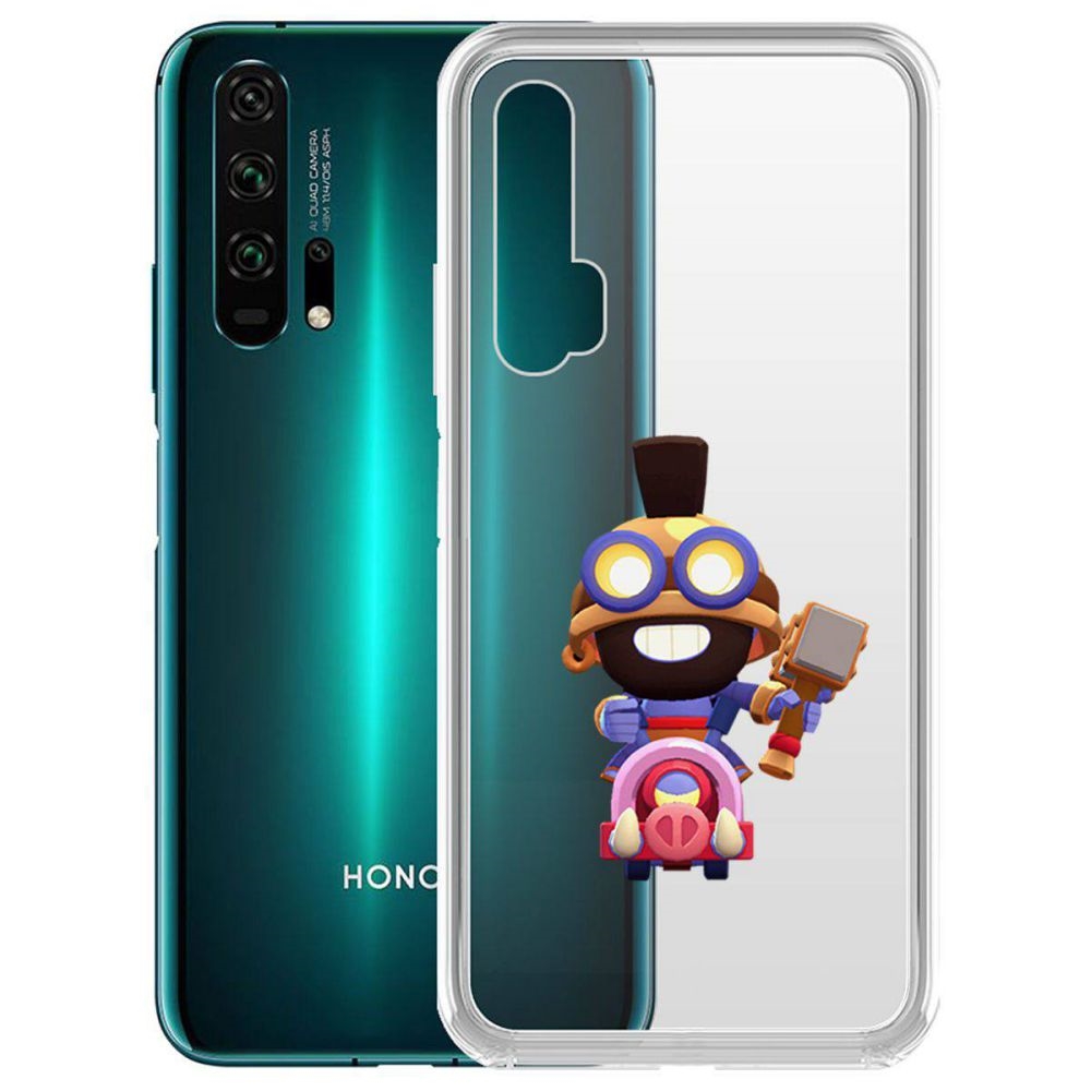 

Чехол-накладка Brawl Stars-Карл Всадник на кабане для Honor 20 Pro/Nova 5T