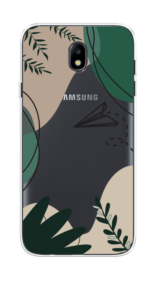 

Чехол на Samsung Galaxy J7 2017 "Secret Garden", Зеленый;бежевый;черный, 23150-1