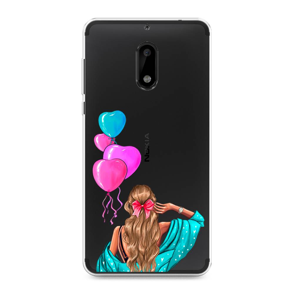 

Чехол Awog на Nokia 6 / Нокиа 6 "День Рождения", Голубой;розовый;бежевый, 120350-7